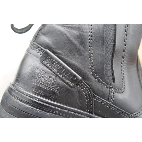 CAT Work Boots Mens US 8.5 Footwear Inherit Black Steel Toed Static Dissipative main image 8